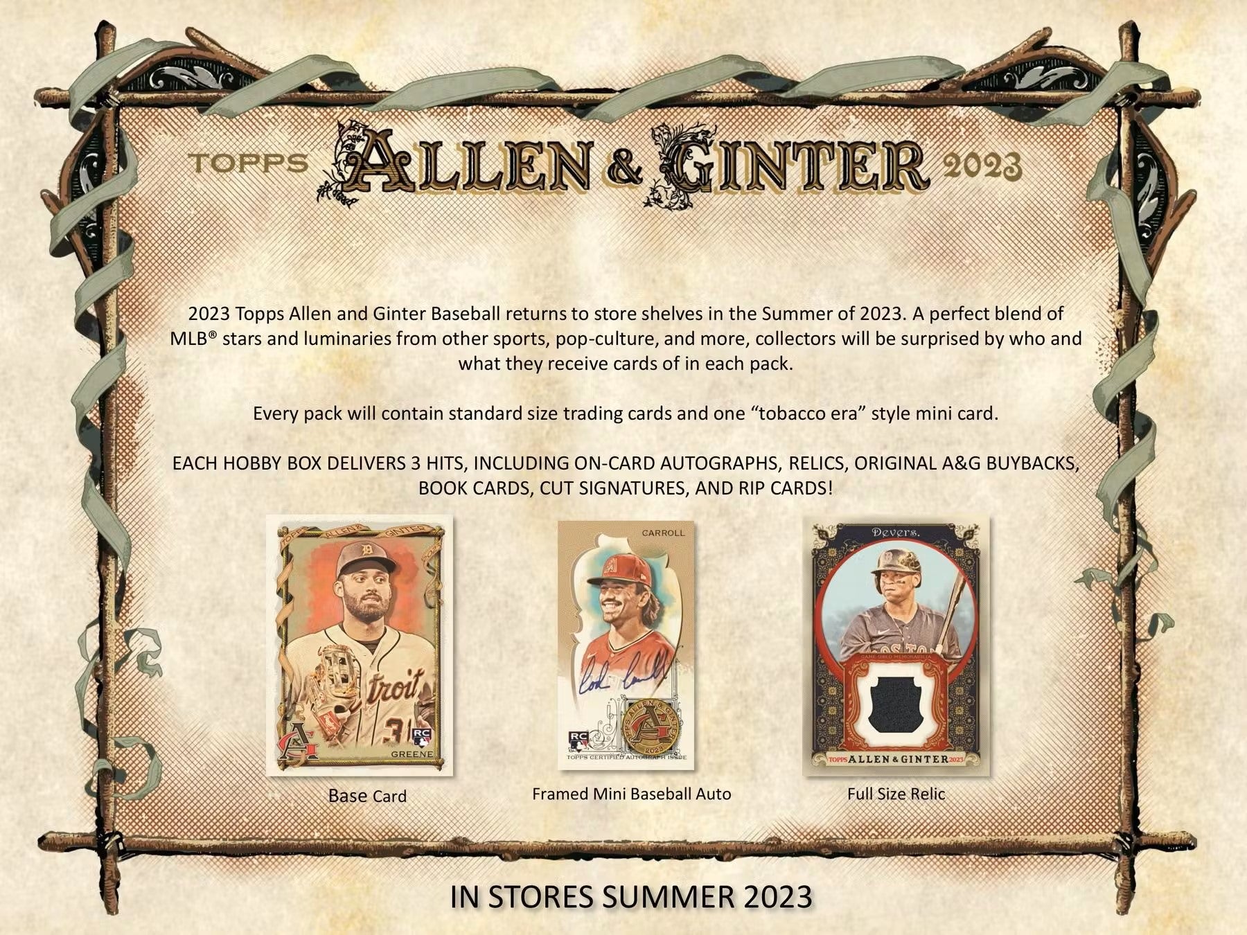 Baseball - 2023 - Topps Allen & Ginter - Paquet Hobby (8 Cartes) - 0