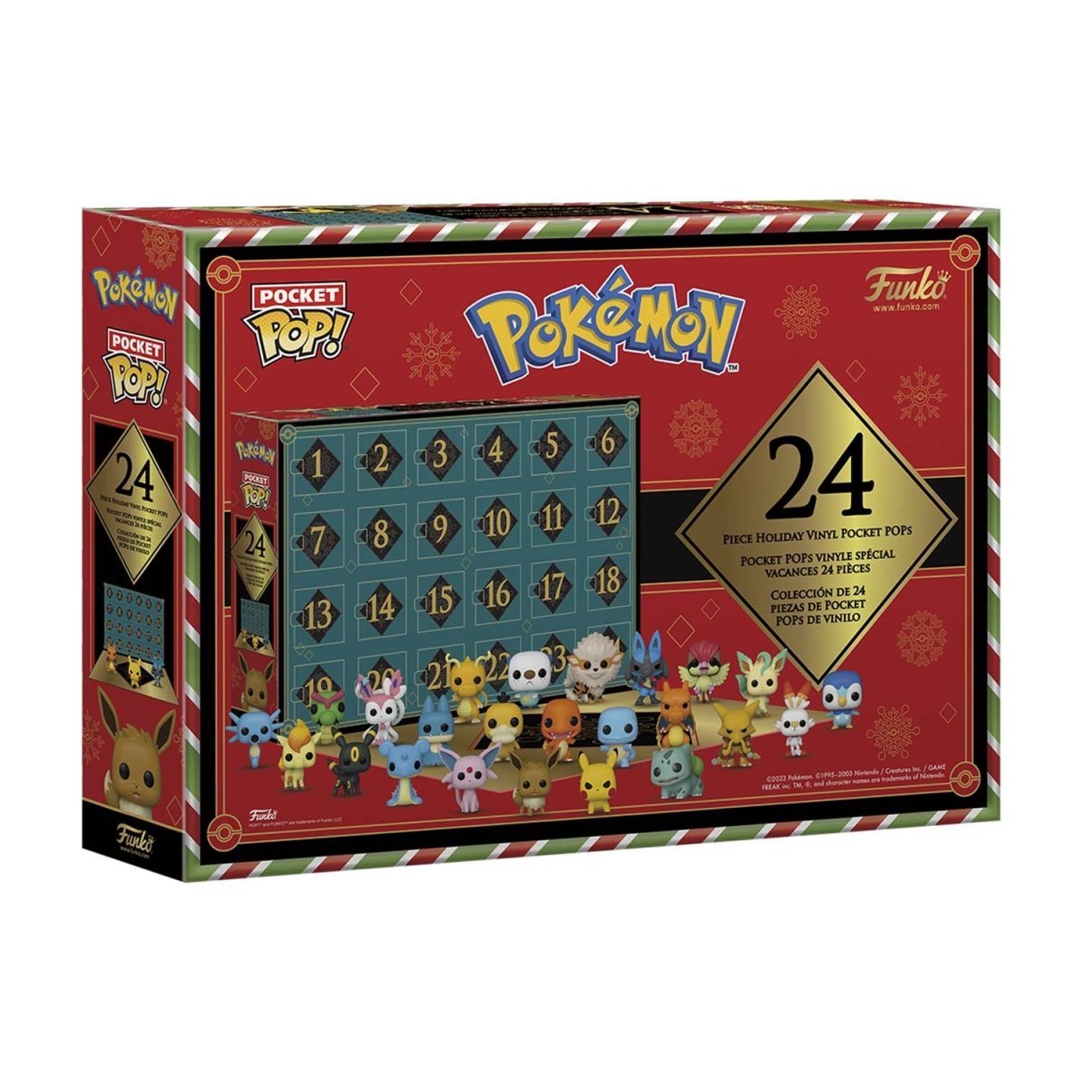 2024 Funko Pocket Pop! Advent / Holiday Calendar - Pokemon Funko 889698709378