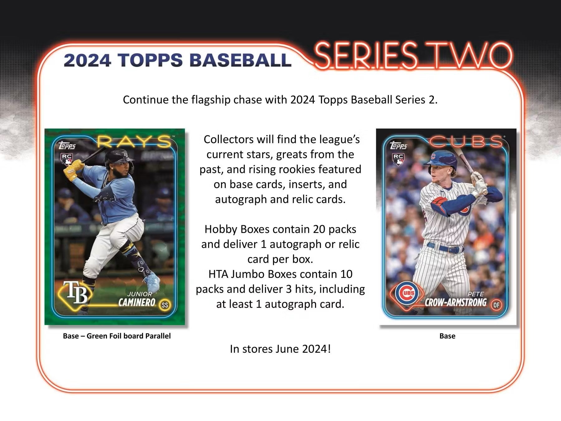 Baseball - 2024 - Topps Series 2 - Paquet Hobby (12 Cartes) - 0
