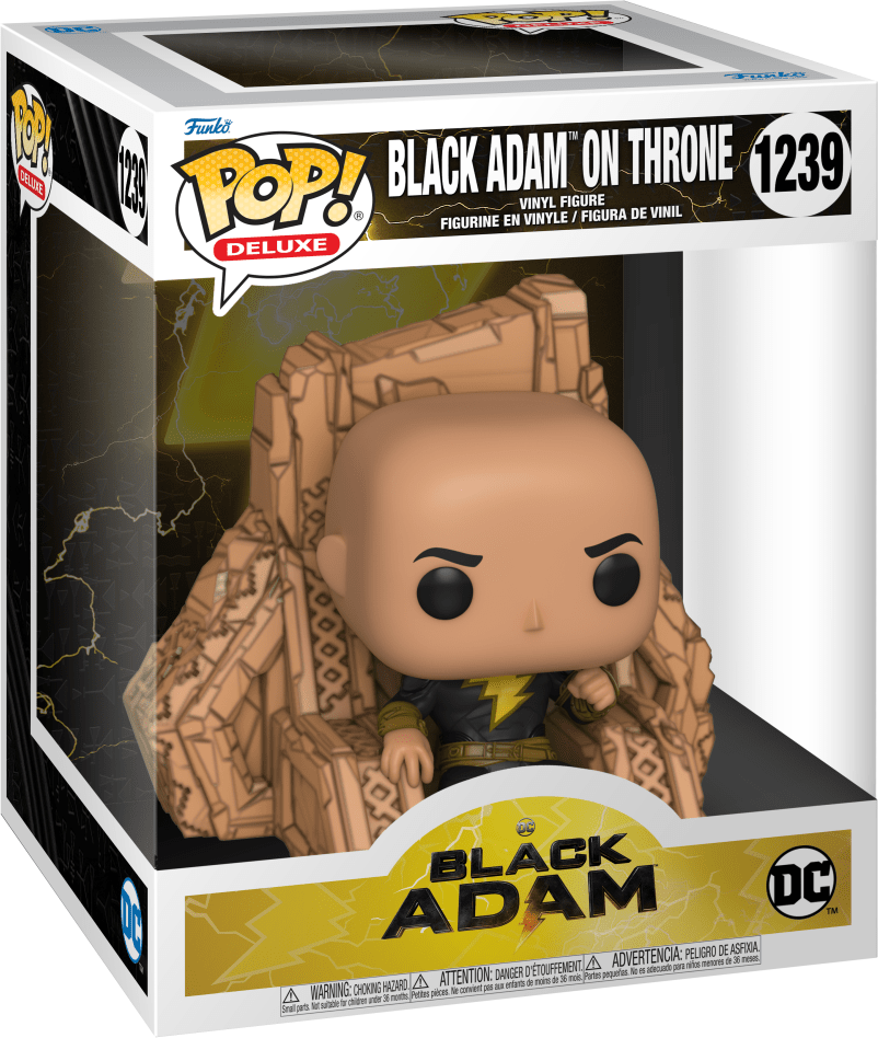 Pop! Deluxe - DC - Black Adam - Black Adam On Throne - #1239