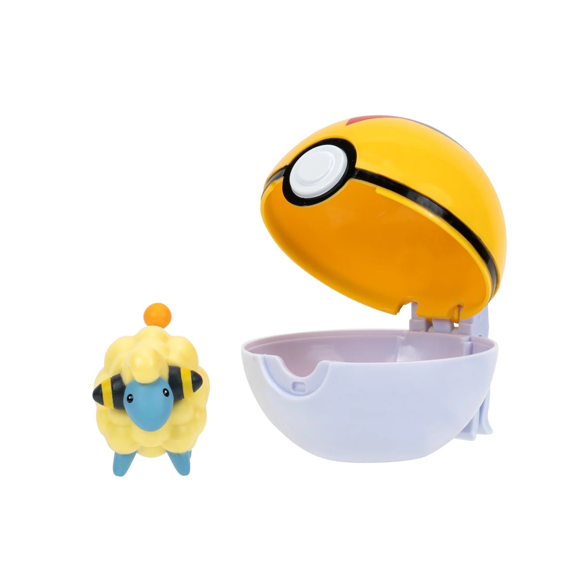 Pokémon Figurine - Clip 'N' Go - Mareep + Level Ball - Jazwares - 0