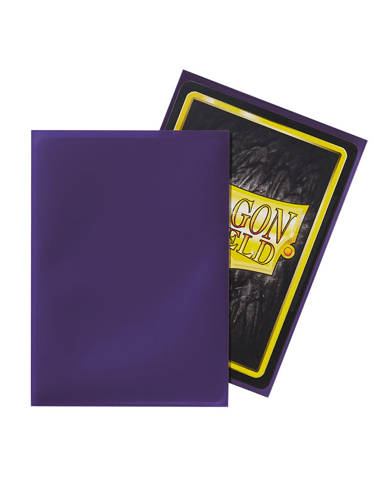 Sleeves (100ct) - Matte Purple - Standard Size - Dragon Shield