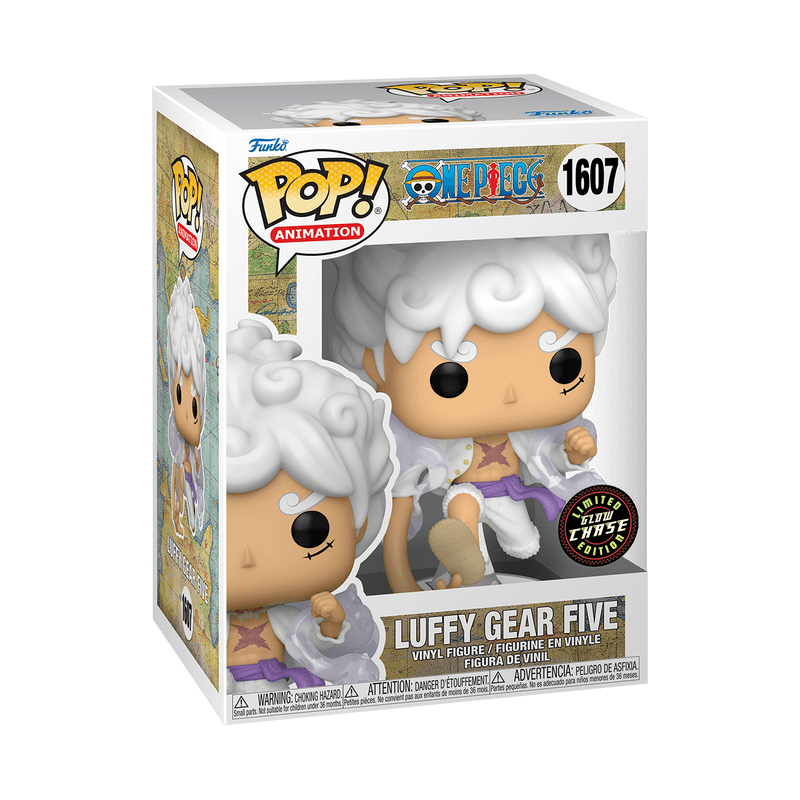 Pop! Animation - One Piece - Luffy Gear Five - #1607 - Glow In The Dark & LIMITED CHASE Edition