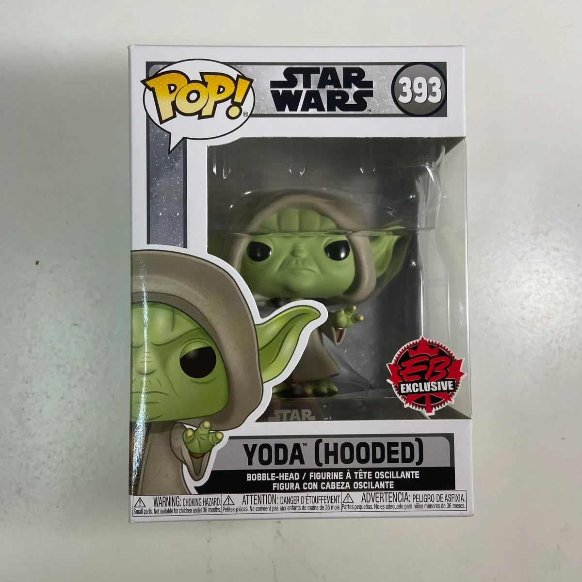 Pop! Star Wars - Yoda (Hooded) - #393 - EB Games EXCLUSIVE