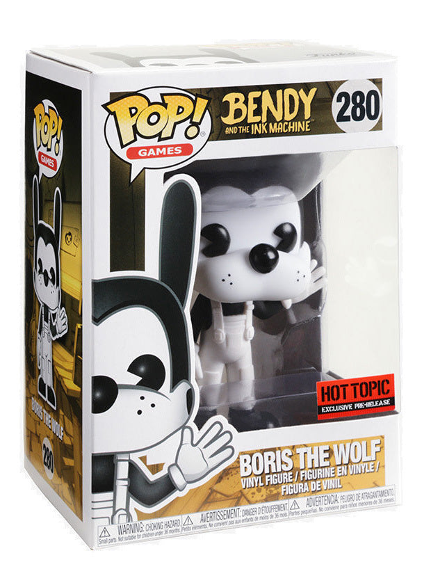 Pop! Games - Bendy And The Ink Machine - Boris the Wolf - #280 - Hot Topic Pre-Release EXCLUSIVE