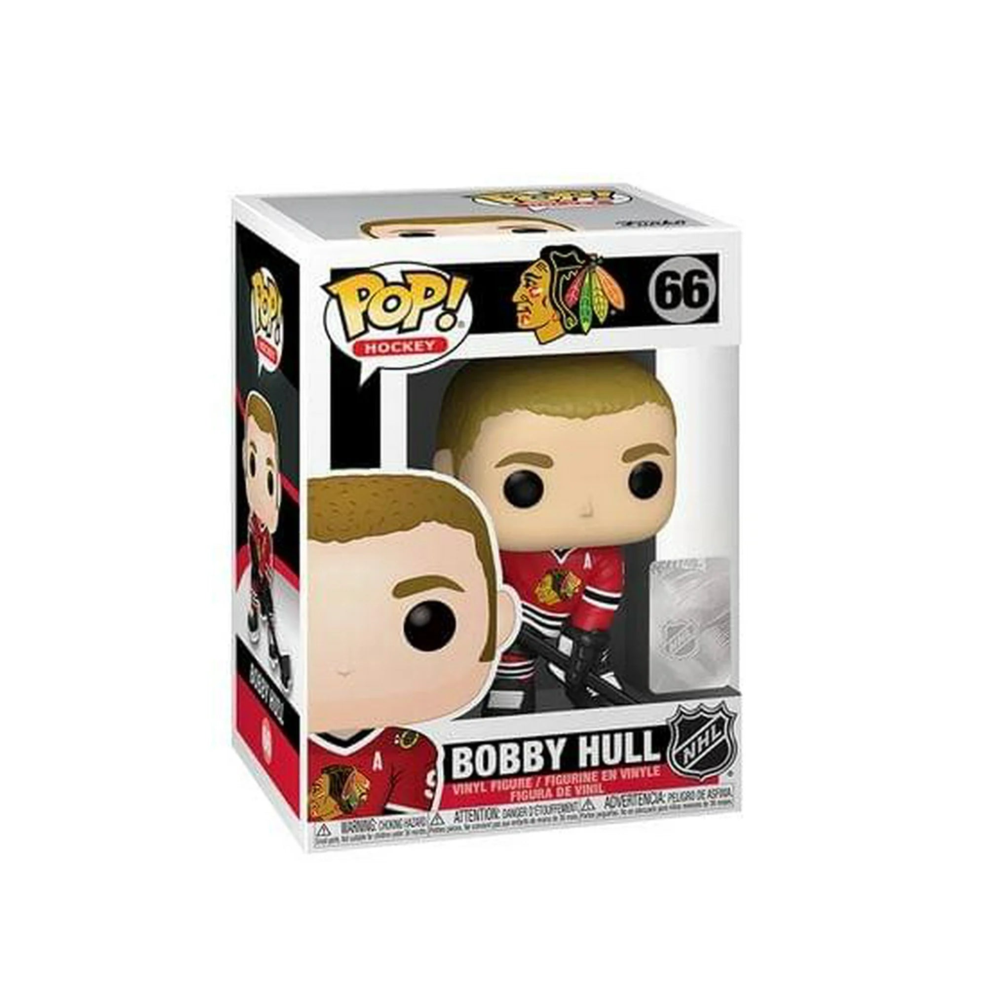 Pop! Hockey - Blackhawks de Chicago - Bobby Hull (Chandail à la domicile) - #66