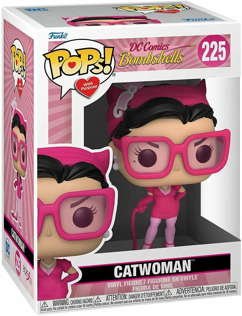 Pop! With Purpose - Breast Cancer Awareness - DC Comics Bombshells - Catwoman - #225