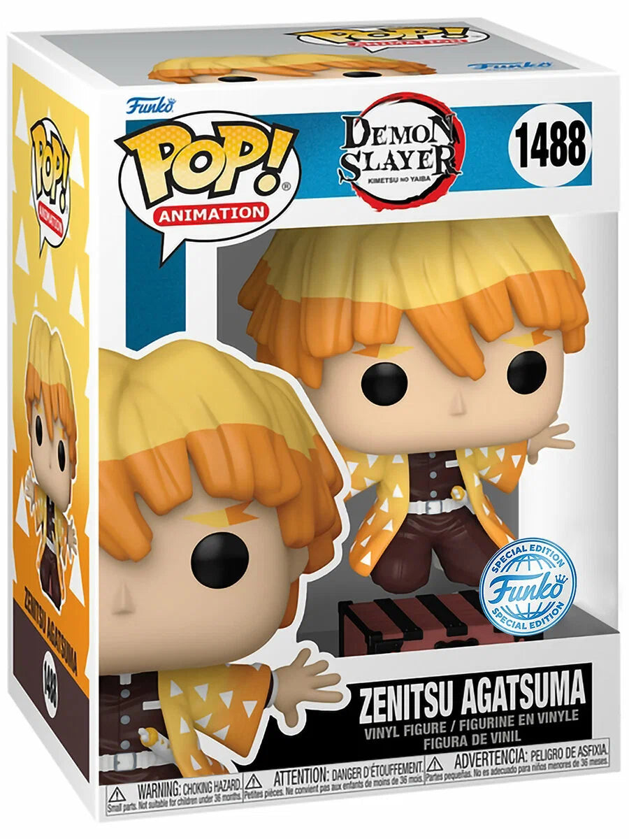 Pop! Animation - Demon Slayer - Zenitsu Agatsuma - #1488 - Édition SPÉCIALE