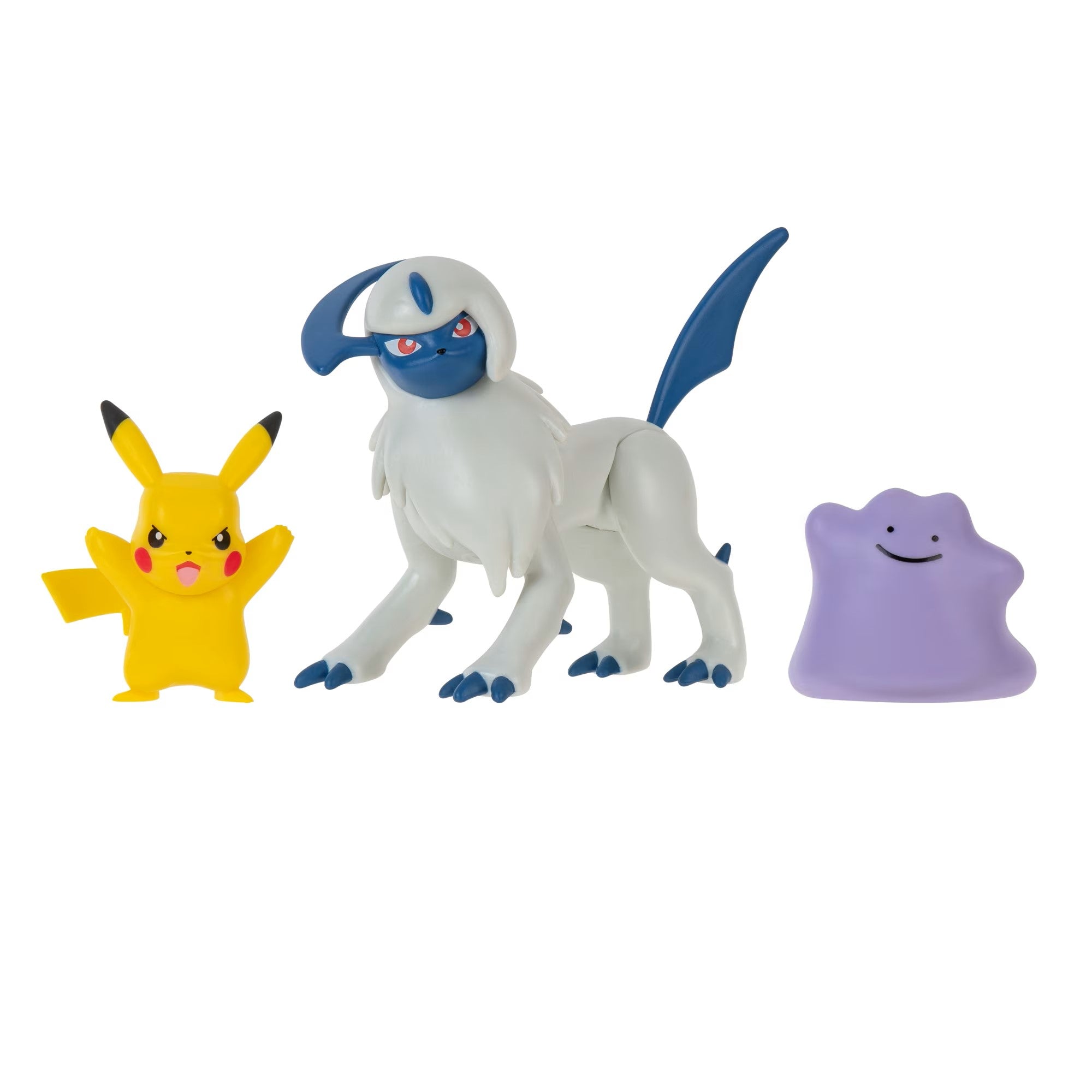 Pokemon Figurine - Ensemble de figurines - Pikachu, Absol & Ditto - Jazwares - 0