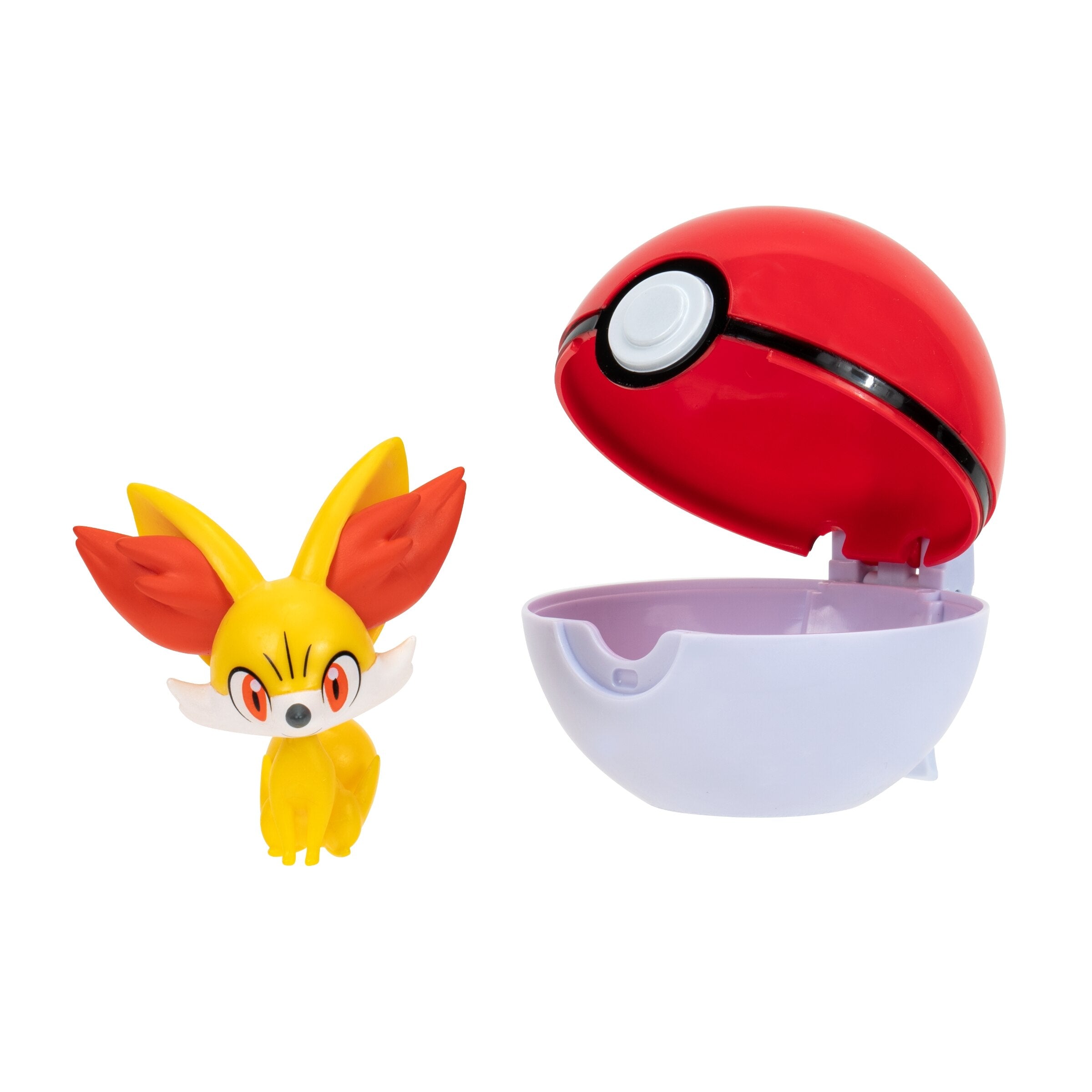 Pokemon Figurine - Clip 'N' Go - Fennekin + Poké Ball - Jazwares