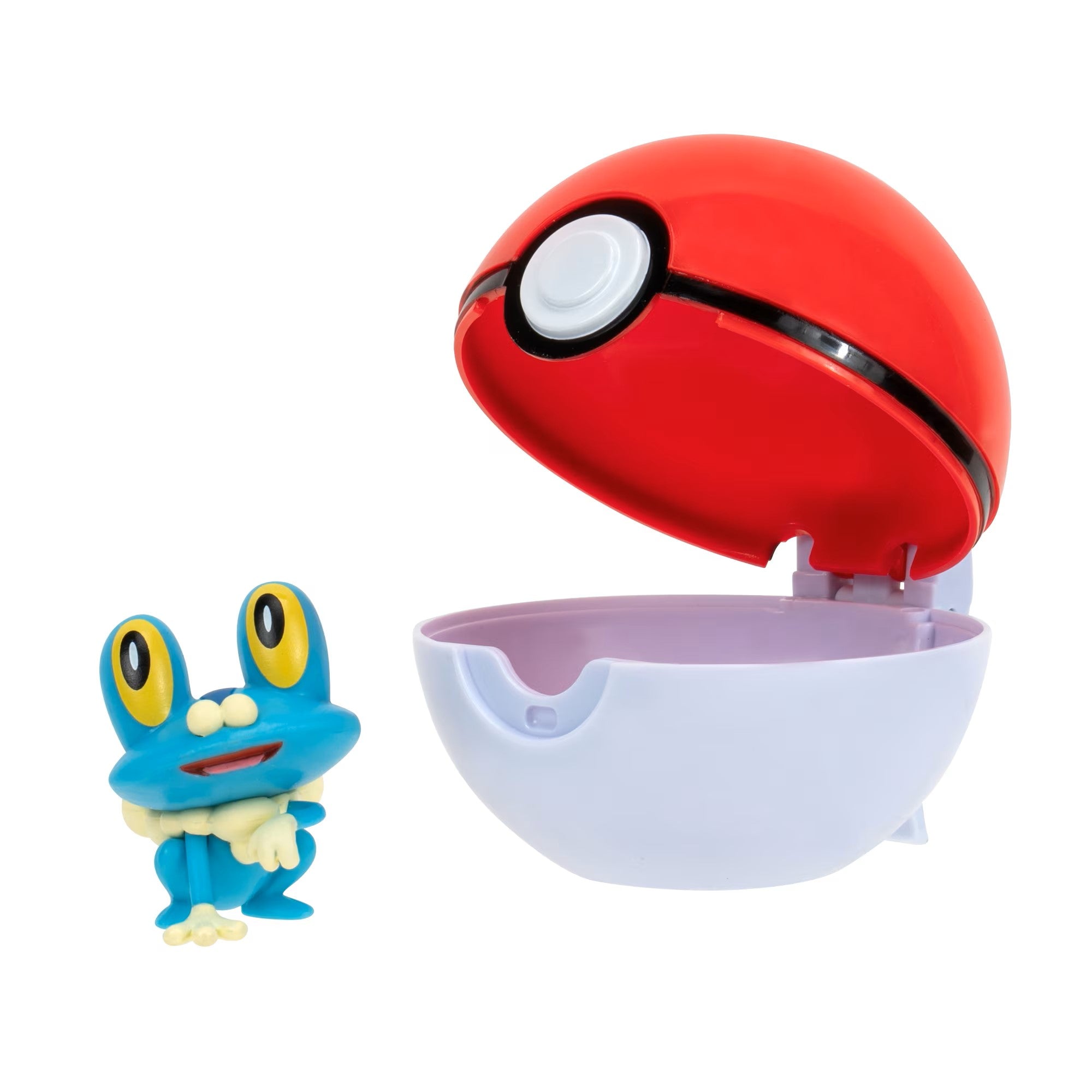 Pokémon Figurine - Clip 'N' Go - Froakie + Level Ball - Jazwares