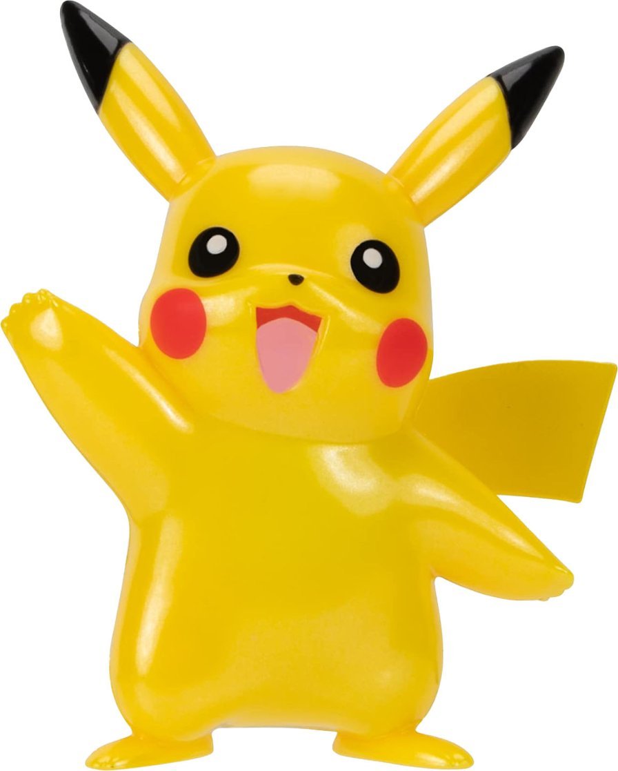 Pokemon - Figurine Pikachu - Séries 3 avec Couleur Métallique - Jazwares