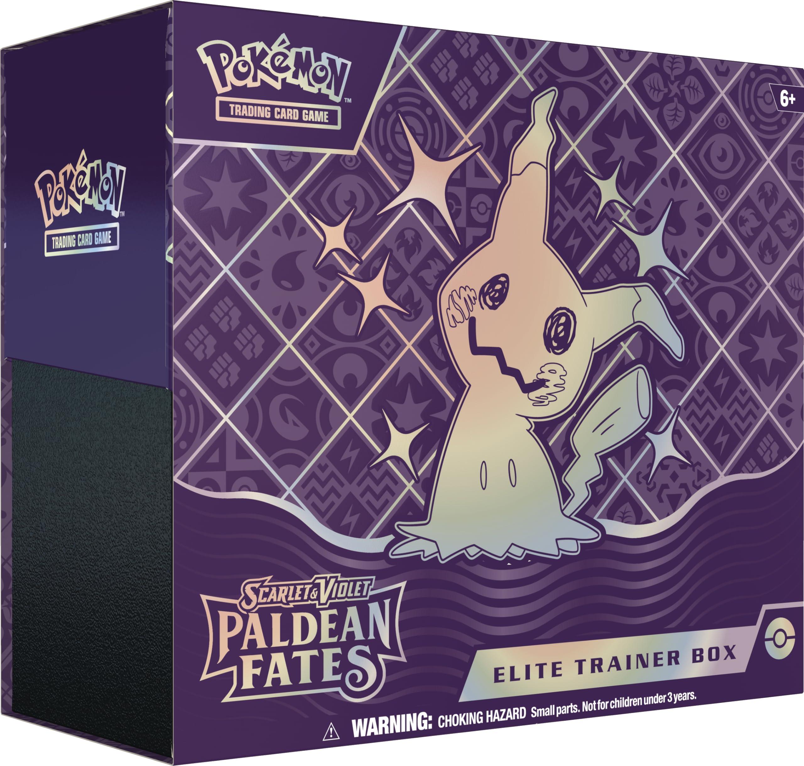 Pokemon Elite Trainer Box (ETB) - Scarlet & Violet - Paldean Fates (Mimikyu on cover) - Hobby Champion Inc