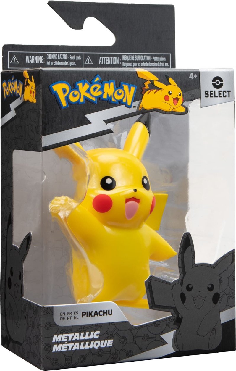 Pokemon - Pikachu Figure - Series 3 with True Color Metallic - Jazwares