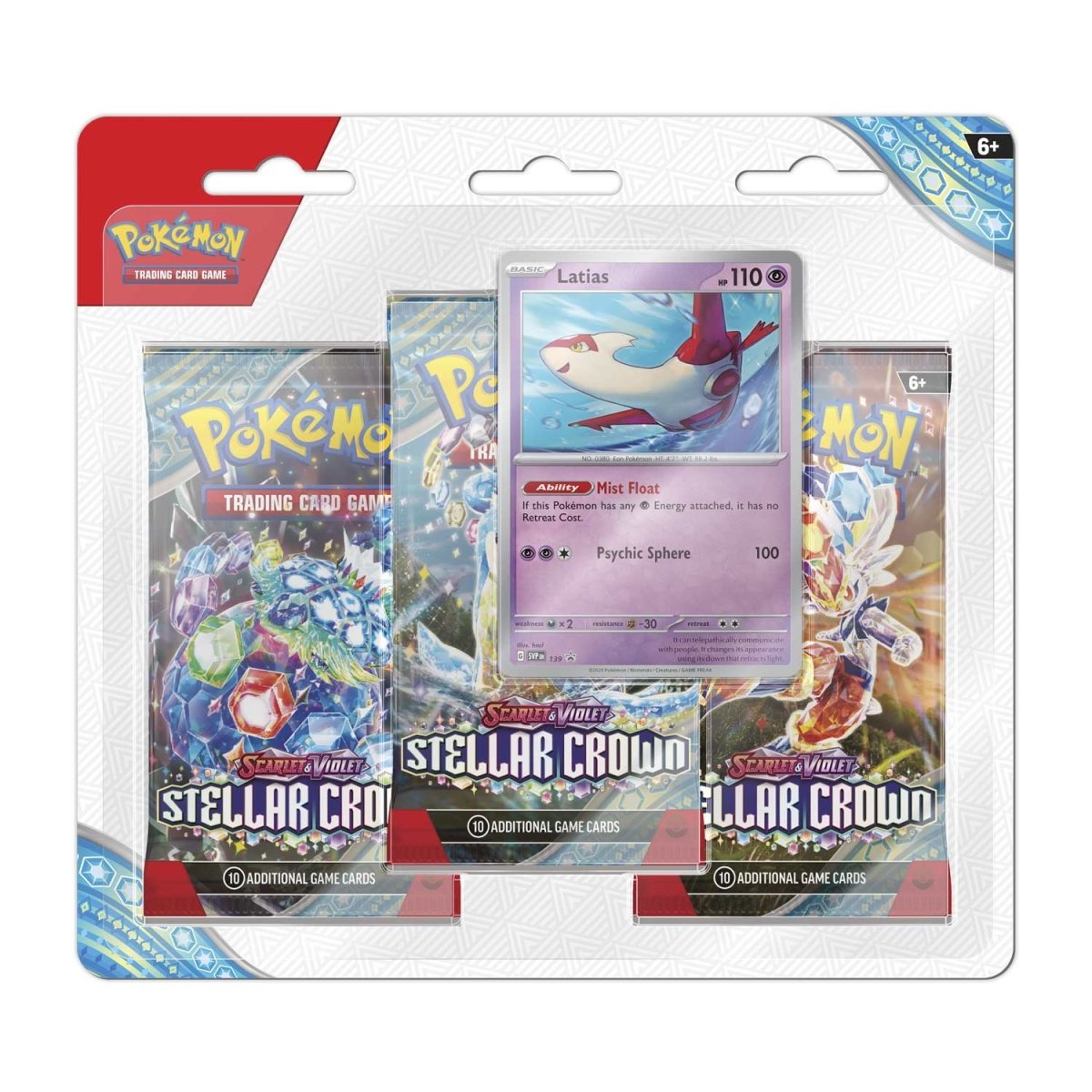 Pokemon - Scarlet & Violet - Stellar Crown - Triple Pack & Latias Promo Card