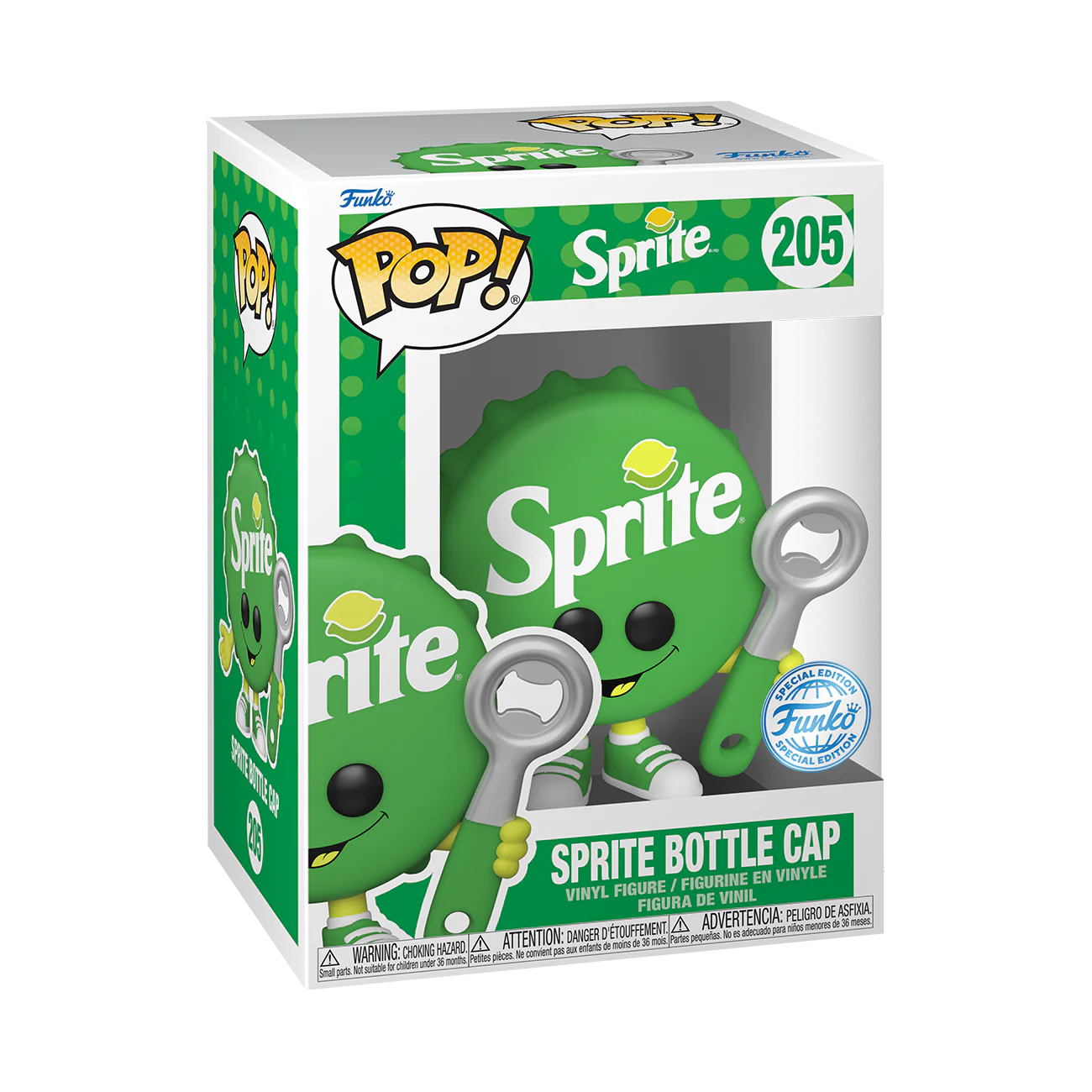 Pop! Ad Icons - Sprite - Sprite Bottle Cap - #205 - Funko SPECIAL Edition