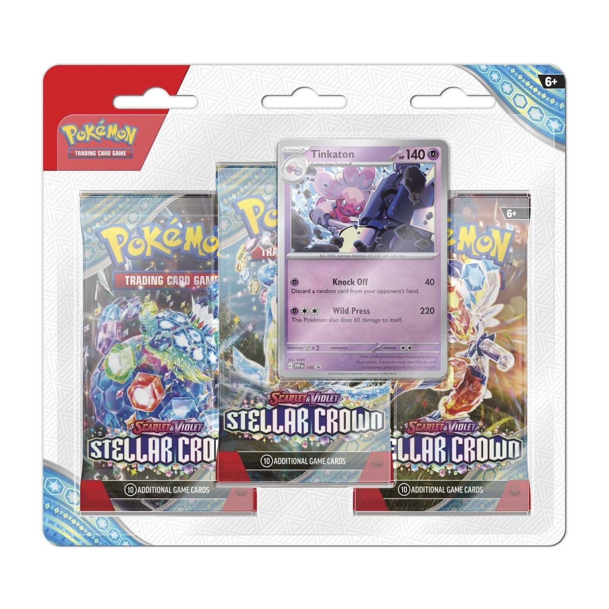 Pokemon - Scarlet & Violet - Stellar Crown - Triple Pack & Tinkaton Promo Card