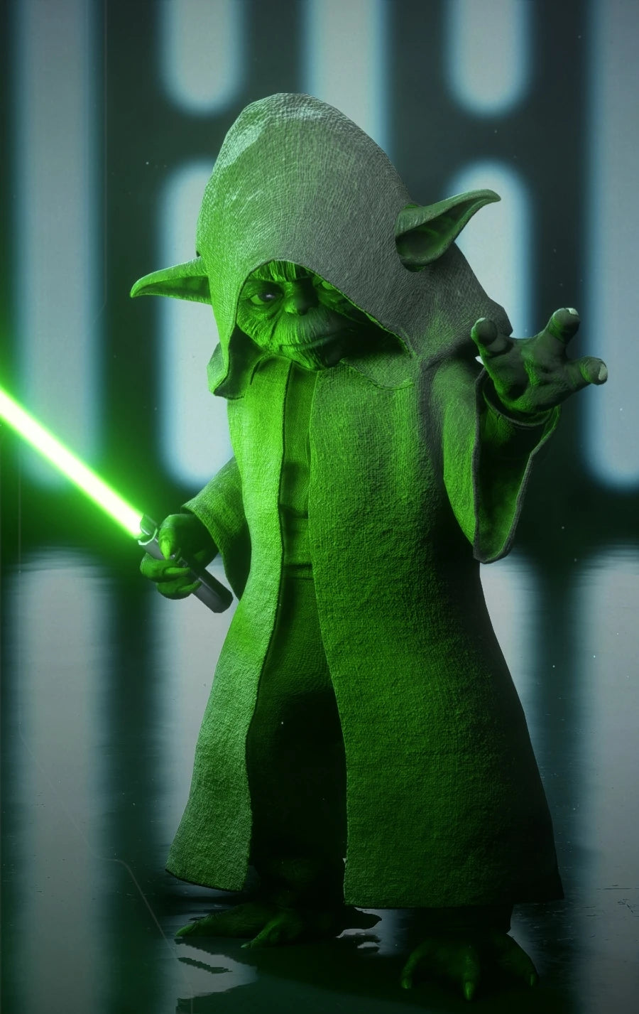 Pop! Star Wars - Yoda (Hooded) - #393 - EXCLUSIF EB Games