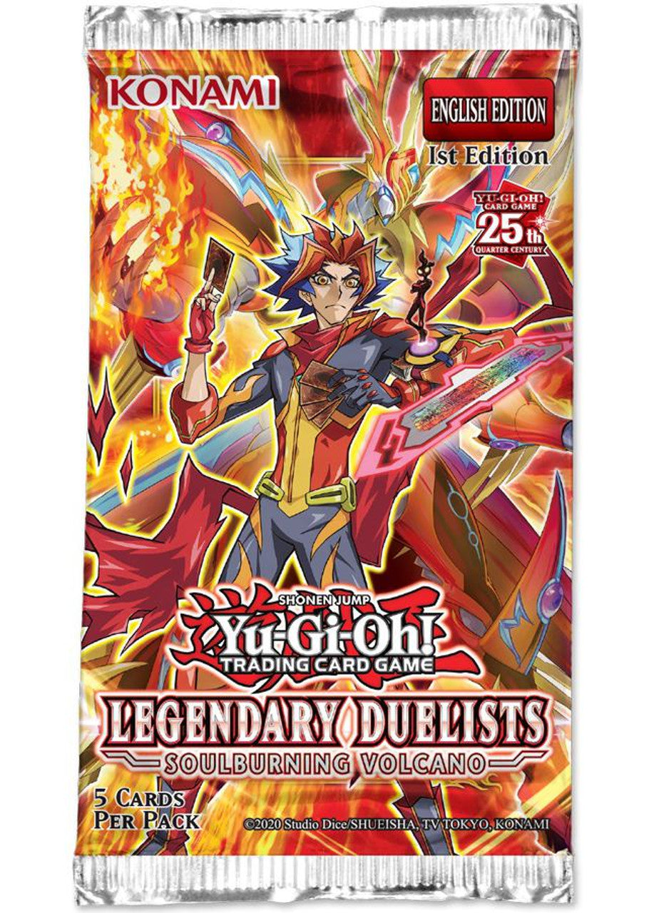 Yu-Gi-Oh! - Legendary Duelists: Soulburning Volcano - 1st Edition - Booster Pack (5 Cards)