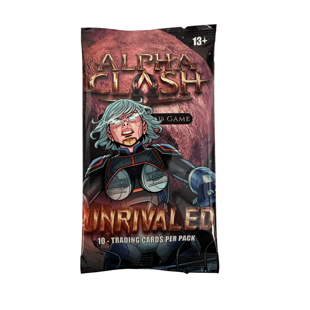 Alpha Clash - Unrivaled - Booster Pack (10 cards per pack) Rising Empire Studios 850049496155