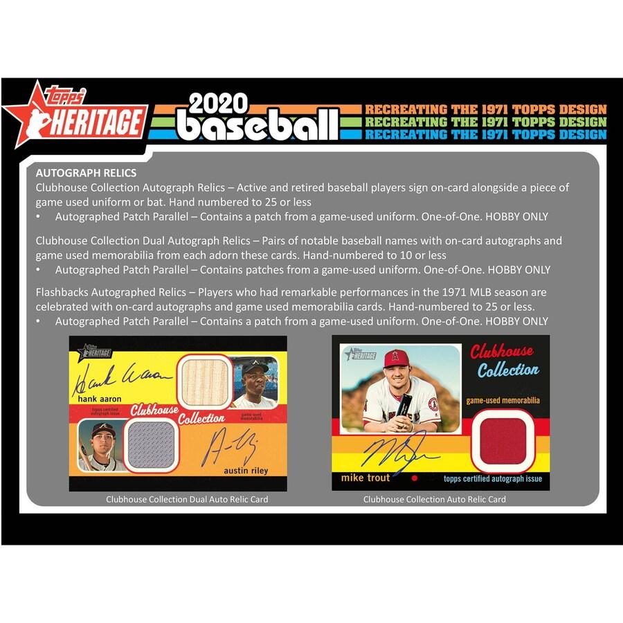 Baseball - 2020 - Topps - Heritage - Hobby Box (24 Packs) - Hobby Champion Inc