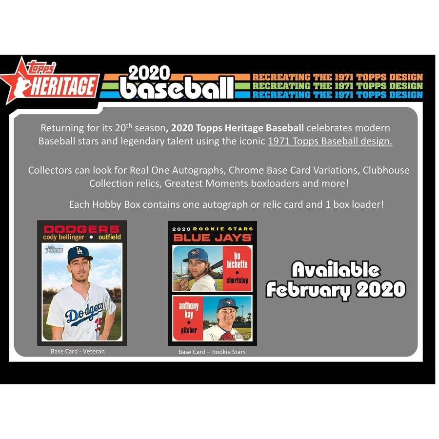 Baseball - 2020 - Topps - Heritage - Hobby Box (24 Packs) Topps 887521086429