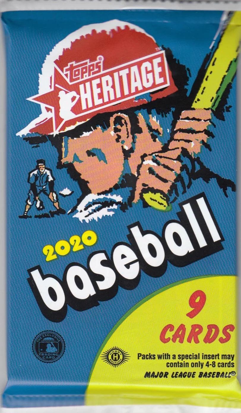 Baseball - 2020 - Topps - Heritage - Hobby Pack (9 Cards) Topps 887521086412