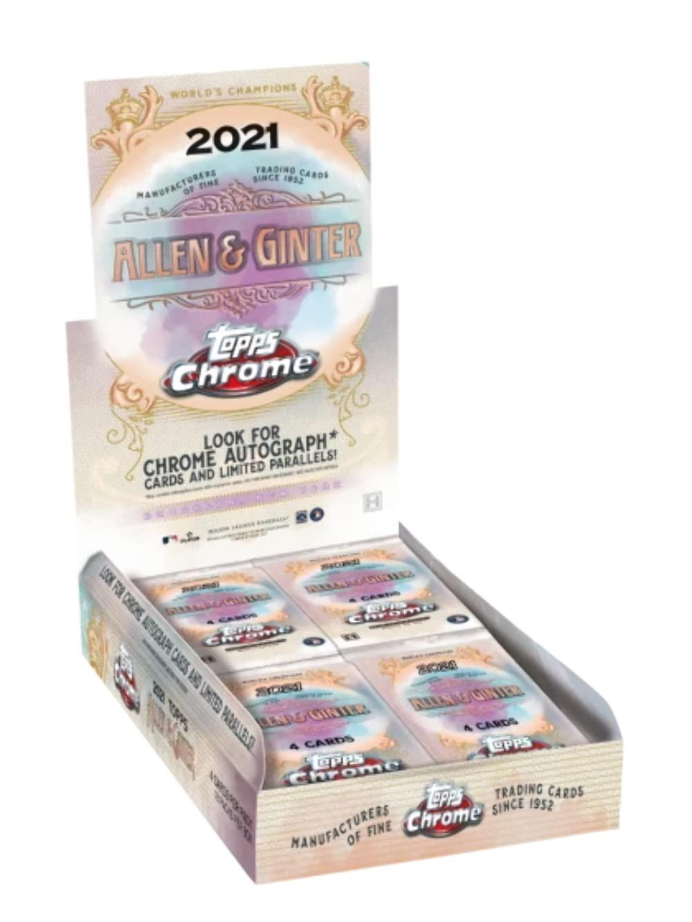 Baseball - 2021 - Topps Chrome - Allen & Ginter - Hobby Box (18 Packs) Topps 887521103652