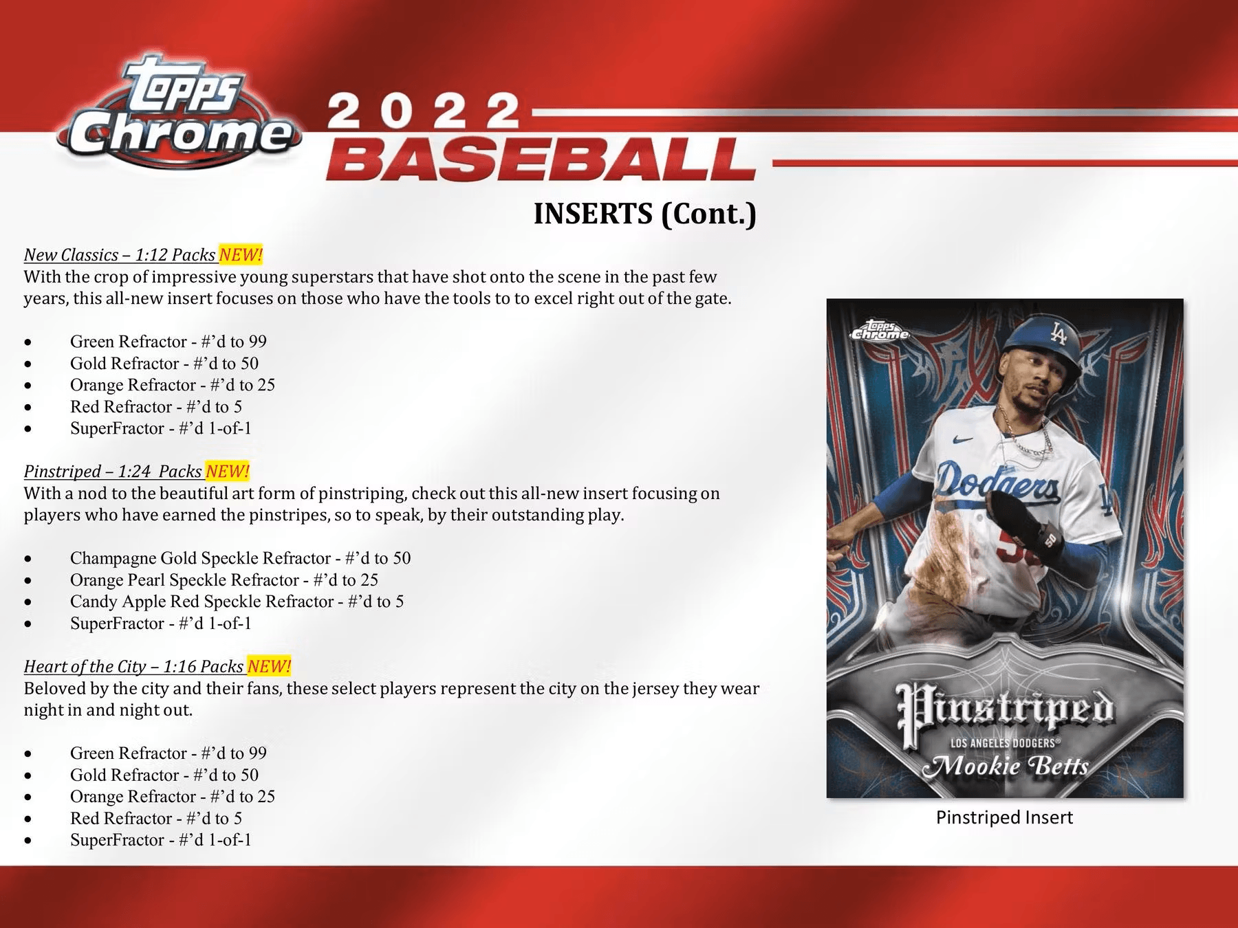 Baseball - 2022 - Topps Chrome - Hobby Box (24 Packs) - Hobby Champion Inc