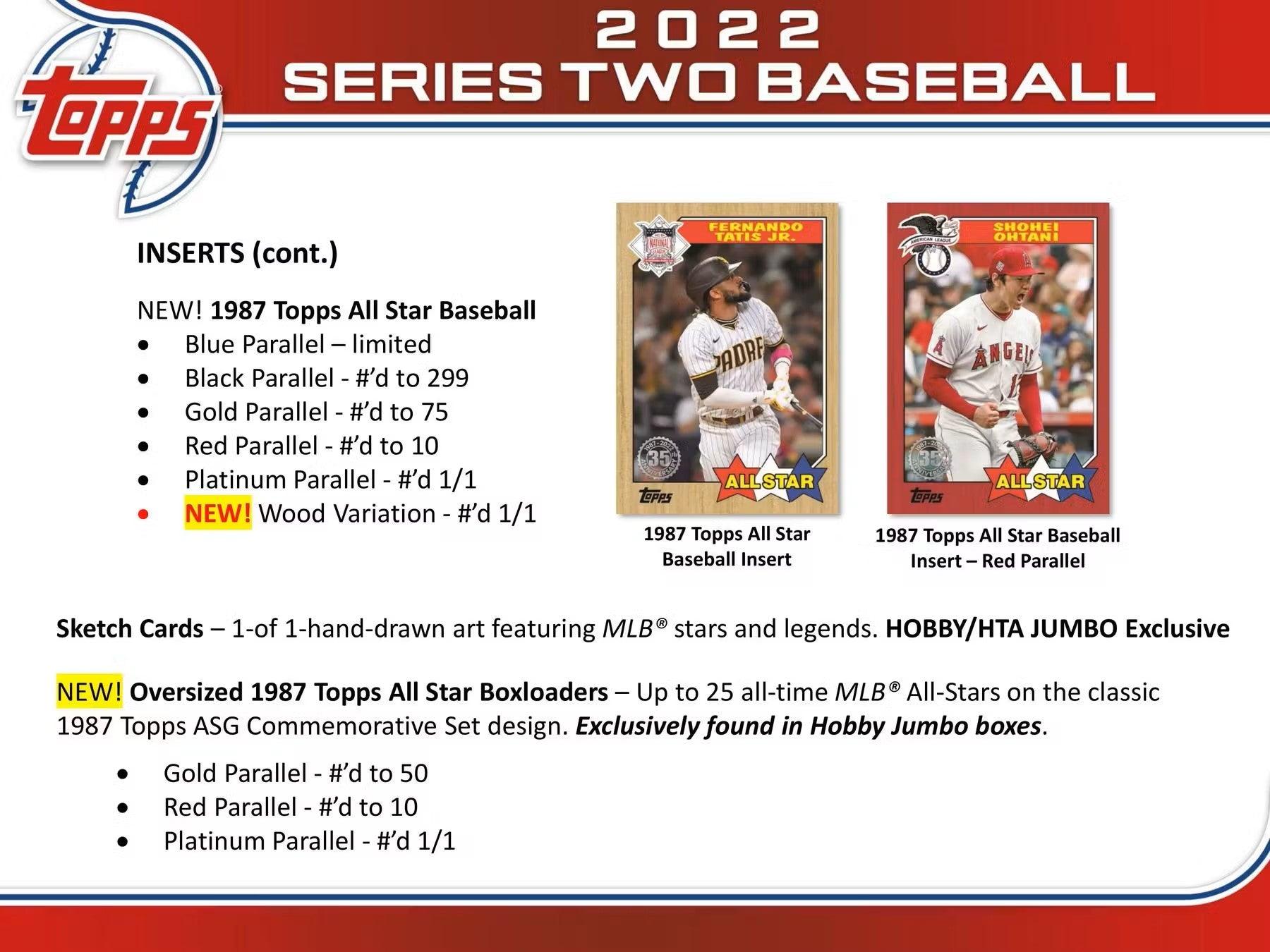 Baseball - 2022 - Topps Series 2 - Hobby Pack (14 Cards) Topps 887521108251