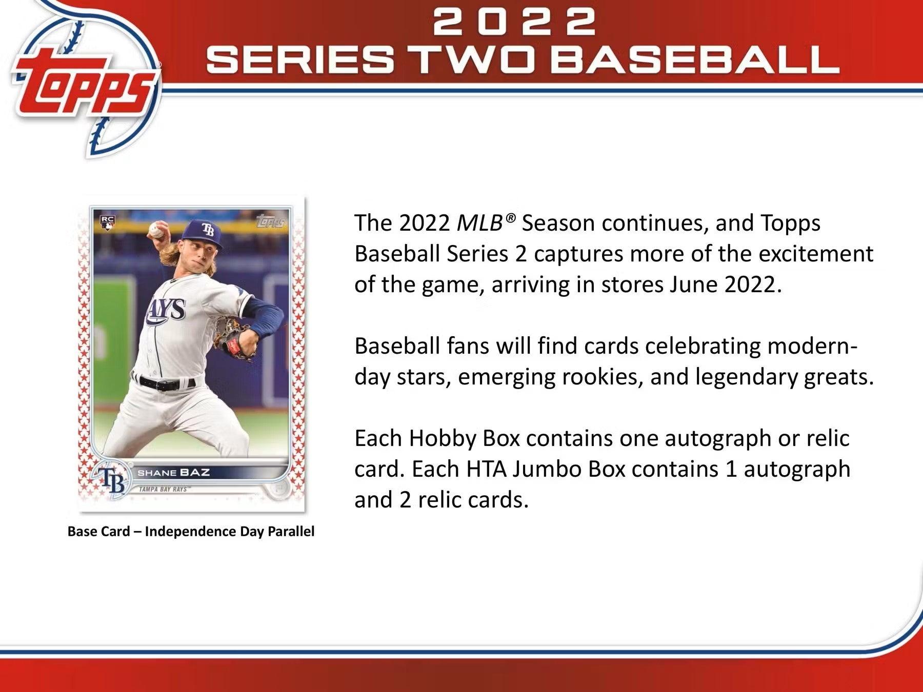 Baseball - 2022 - Topps Series 2 - Hobby Pack (14 Cards) Topps 887521108251