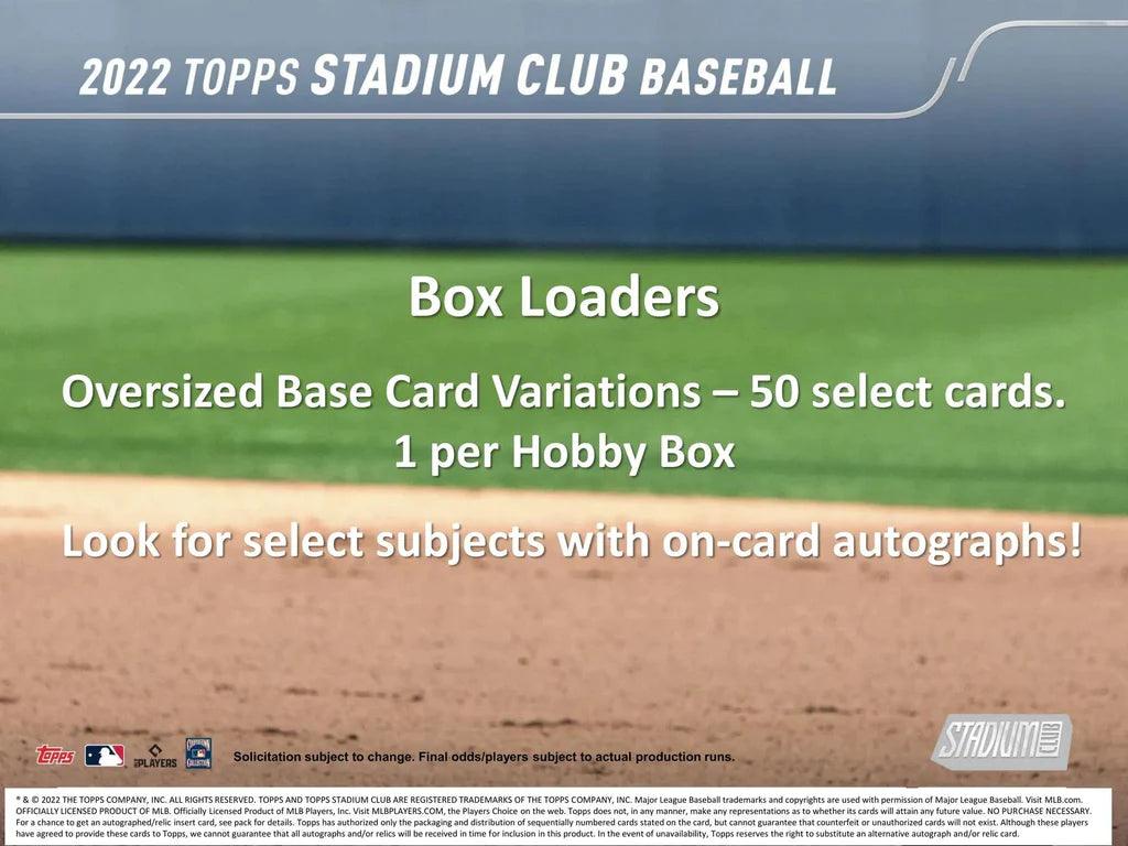 Baseball - 2022 - Topps Stadium Club - Hobby Box (16 Packs) Topps 887521113132