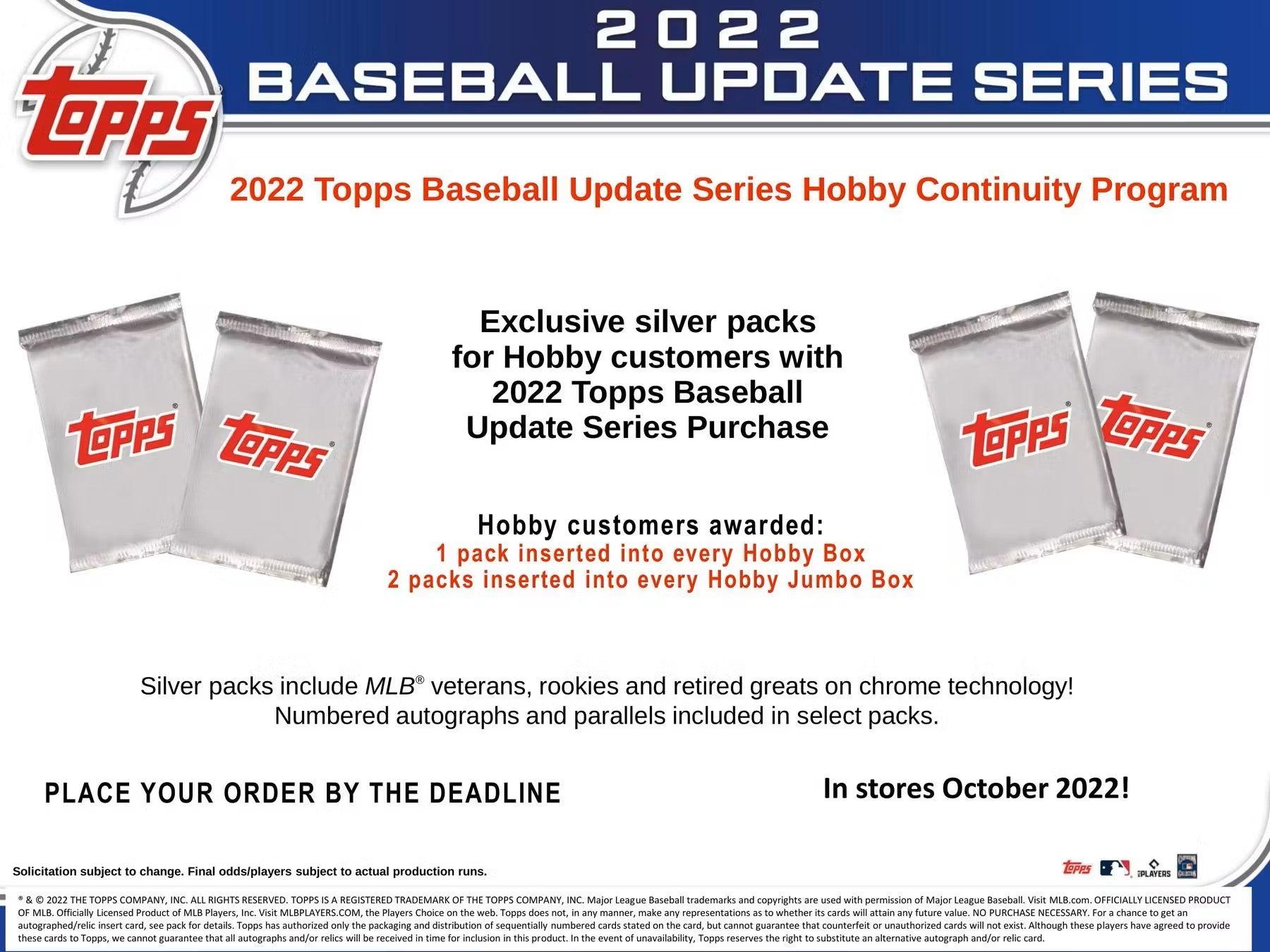 Baseball - 2022 - Topps Update Series - Hobby Box (24 Packs) Topps 887521112449