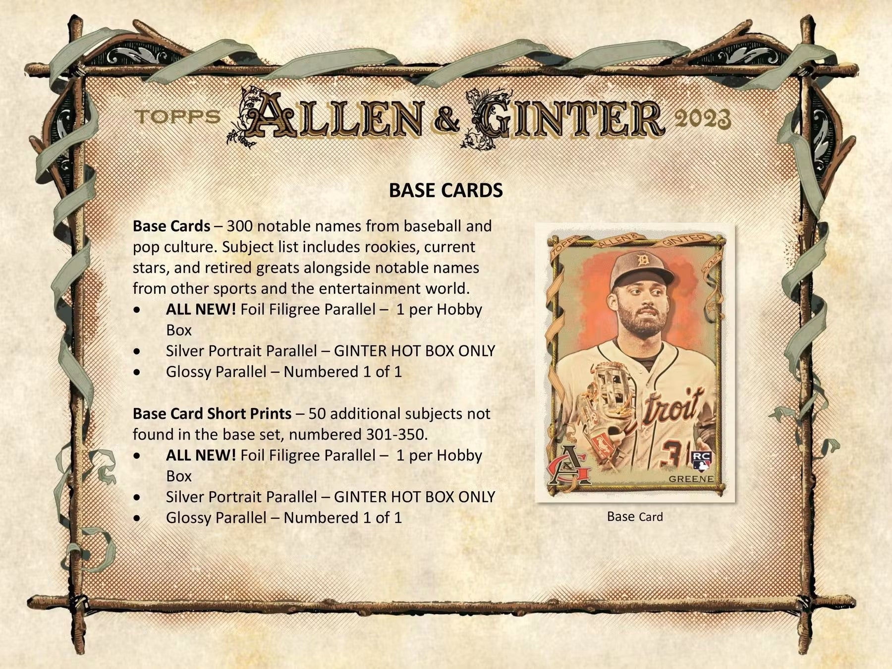 Baseball - 2023 - Topps Allen & Ginter - Hobby Pack (8 Cards) Topps 8875211/18779