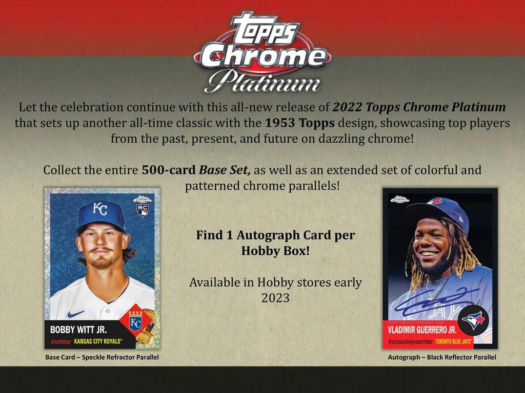 Baseball - 2023 - Topps Chrome Platinum - Hobby Pack (4 Cards) Topps 887521109760