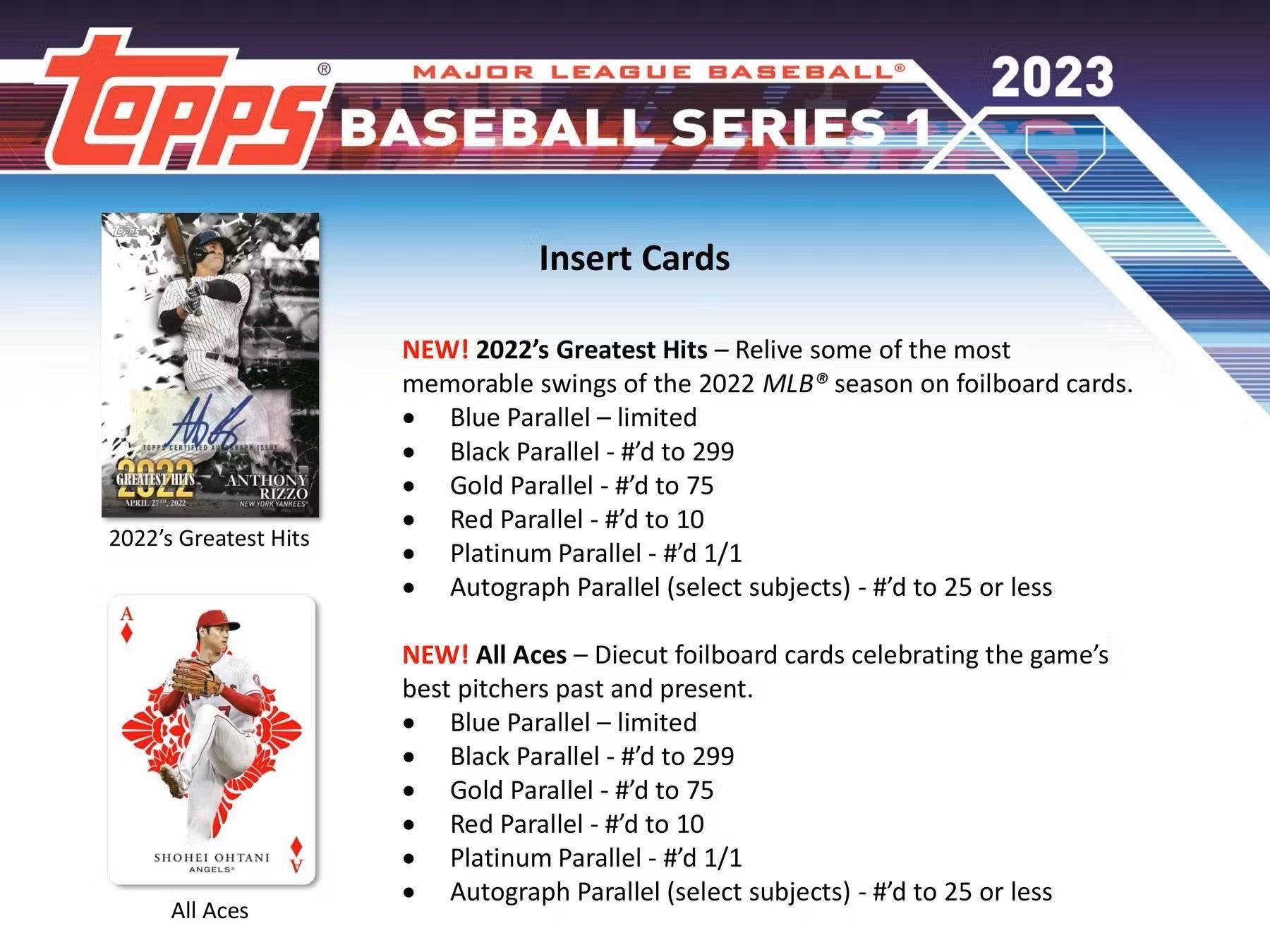 Baseball - 2023 - Topps Series 1 - Hobby Box (24 Packs) Topps 887521115068