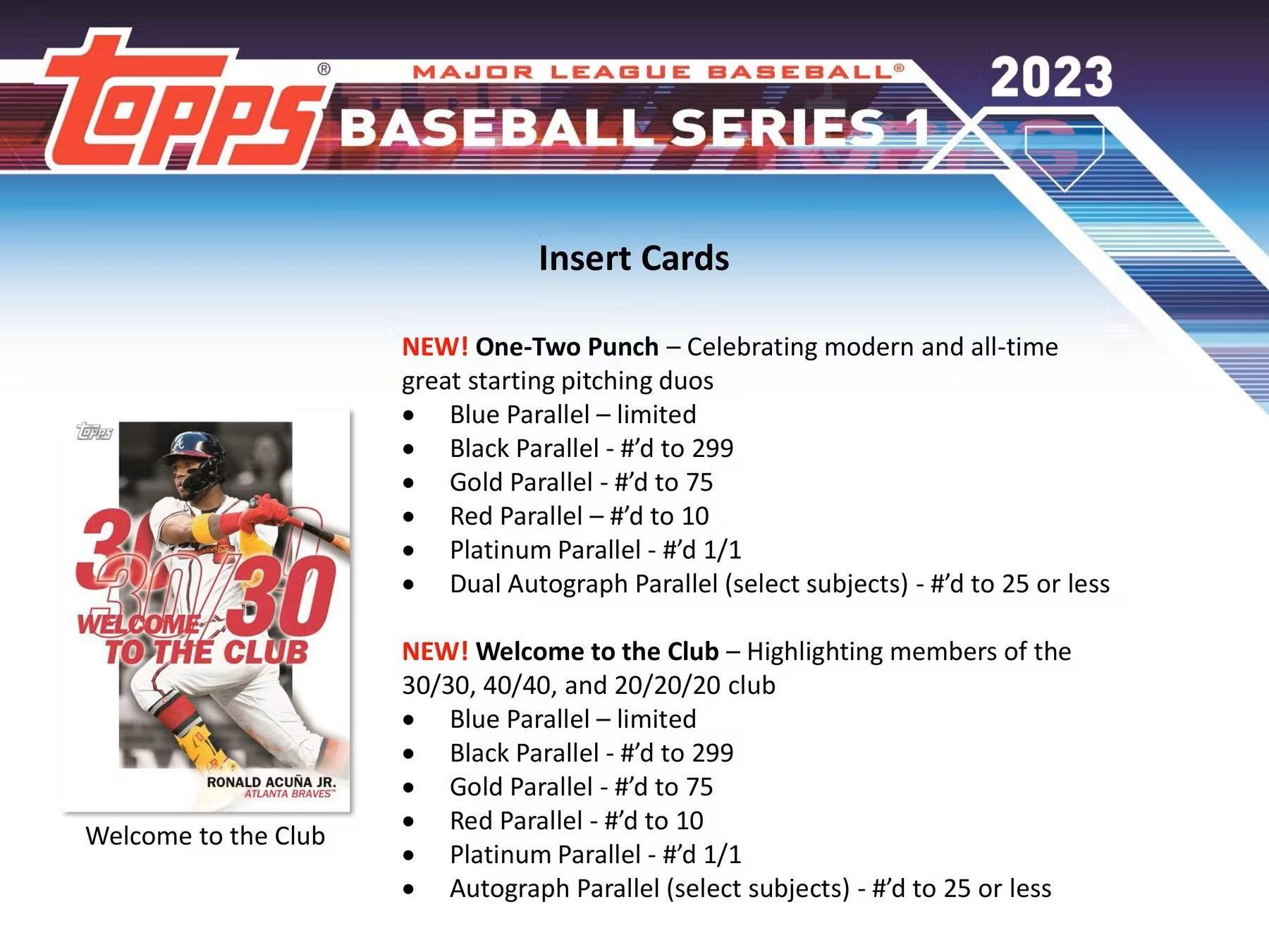 Baseball - 2023 - Topps Series 1 - Hobby Box (24 Packs) Topps 887521115068