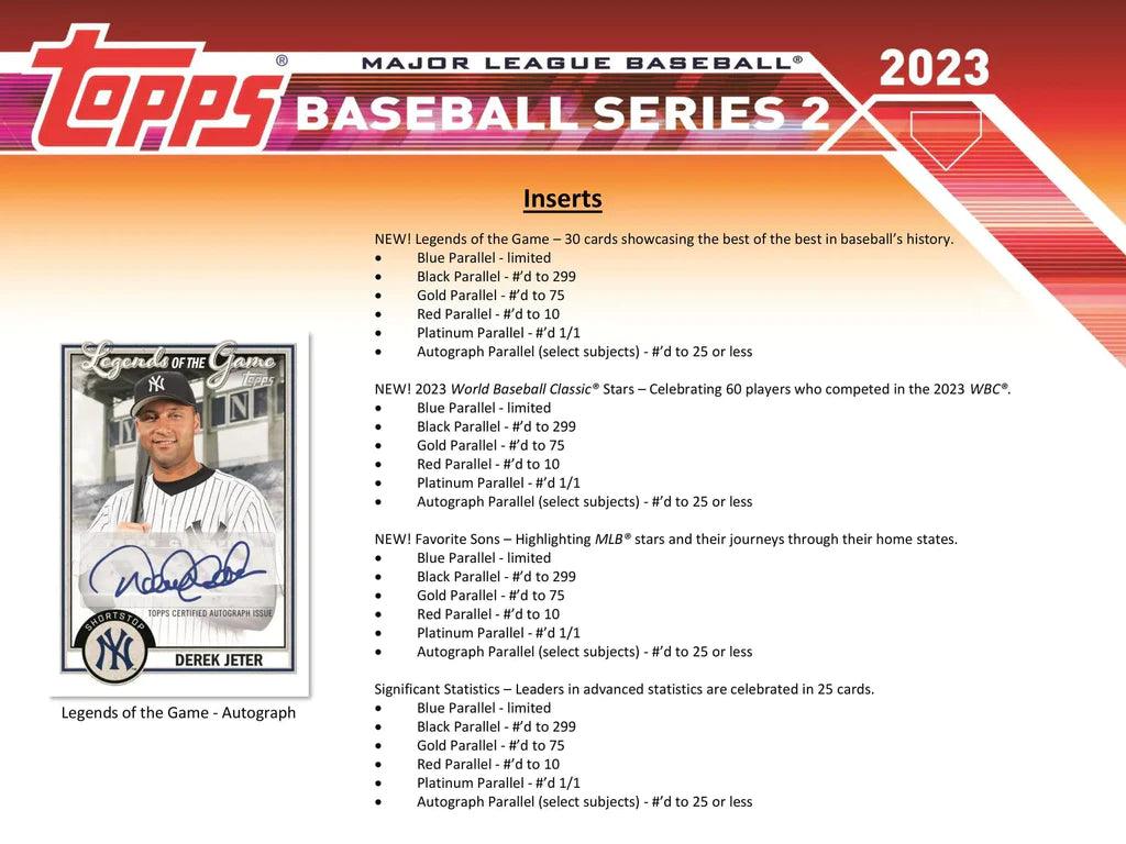 Baseball - 2023 - Topps Series 2 - Hobby Pack (14 Cards) Topps 887521117970