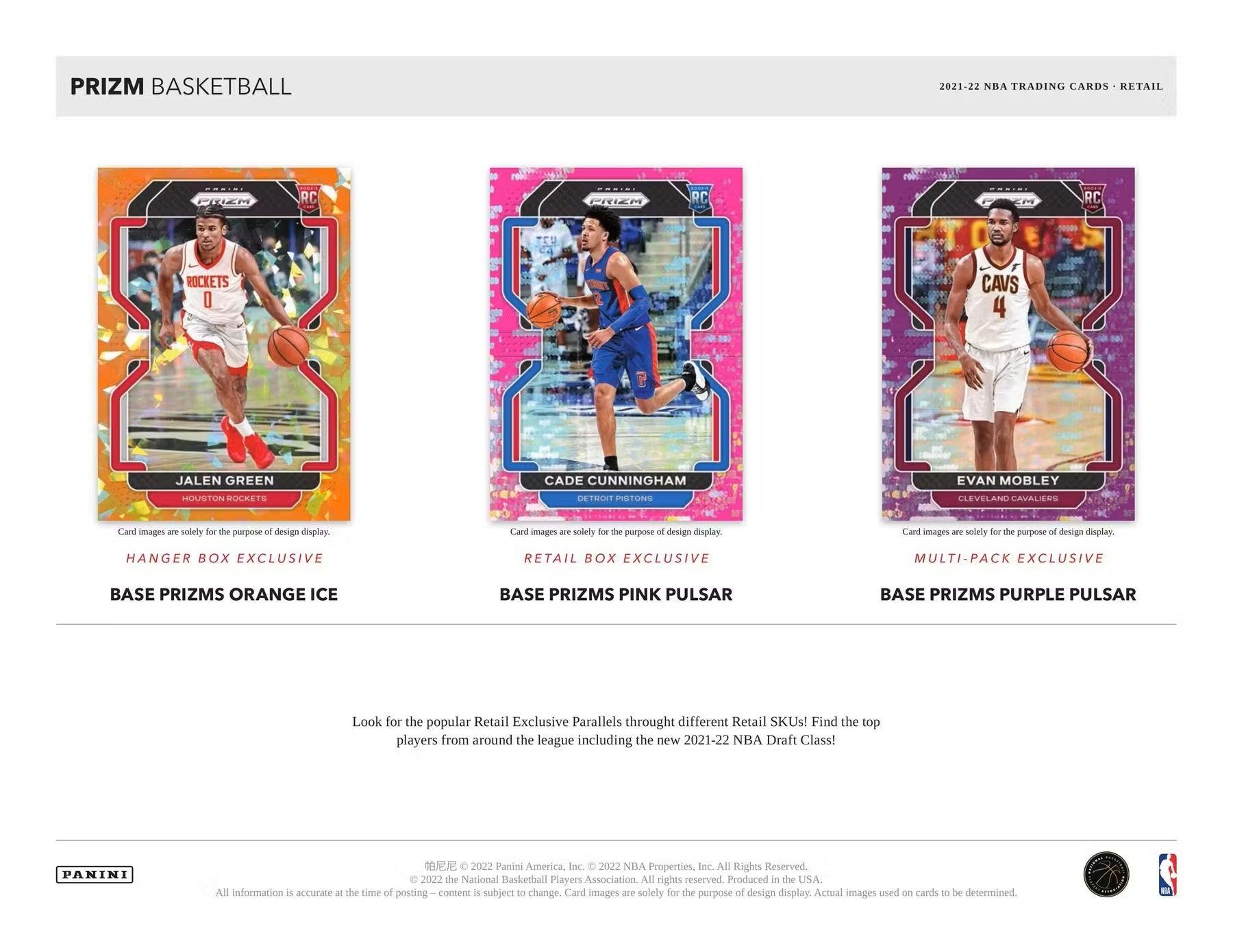 Basketball - 2021/22 - Panini Prizm - Retail Box (24 packs) Panini 613297981558