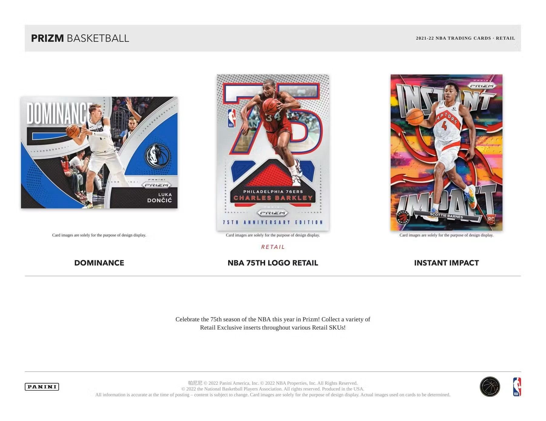 Basketball - 2021/22 - Panini Prizm - Retail Box (24 packs) Panini 613297981558