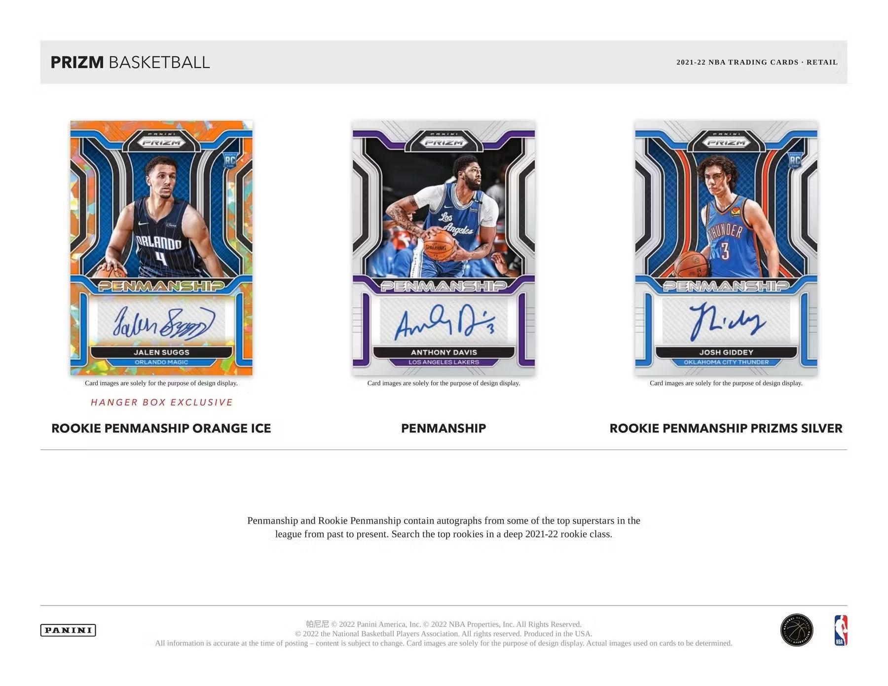 Basketball - 2021/22 - Panini Prizm - Retail Pack (4 cards) Panini 613297981541