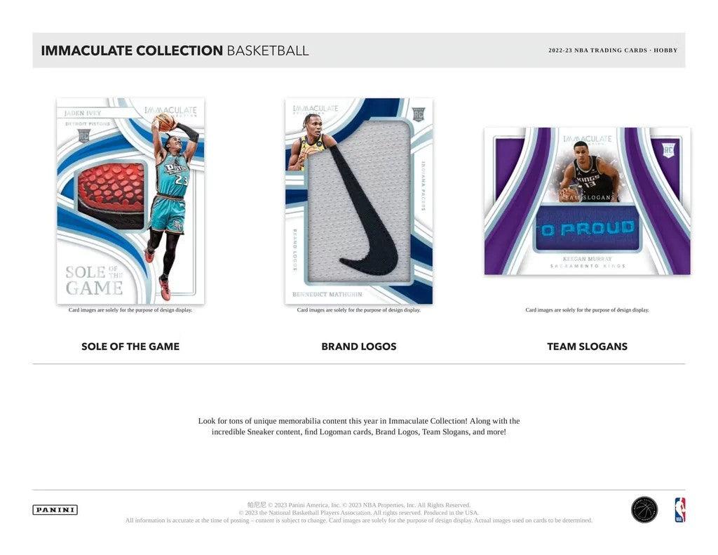 Basketball - 2022/23 - Panini Immaculate Basketball - Hobby Box (1 Pack) Panini 0746134146657