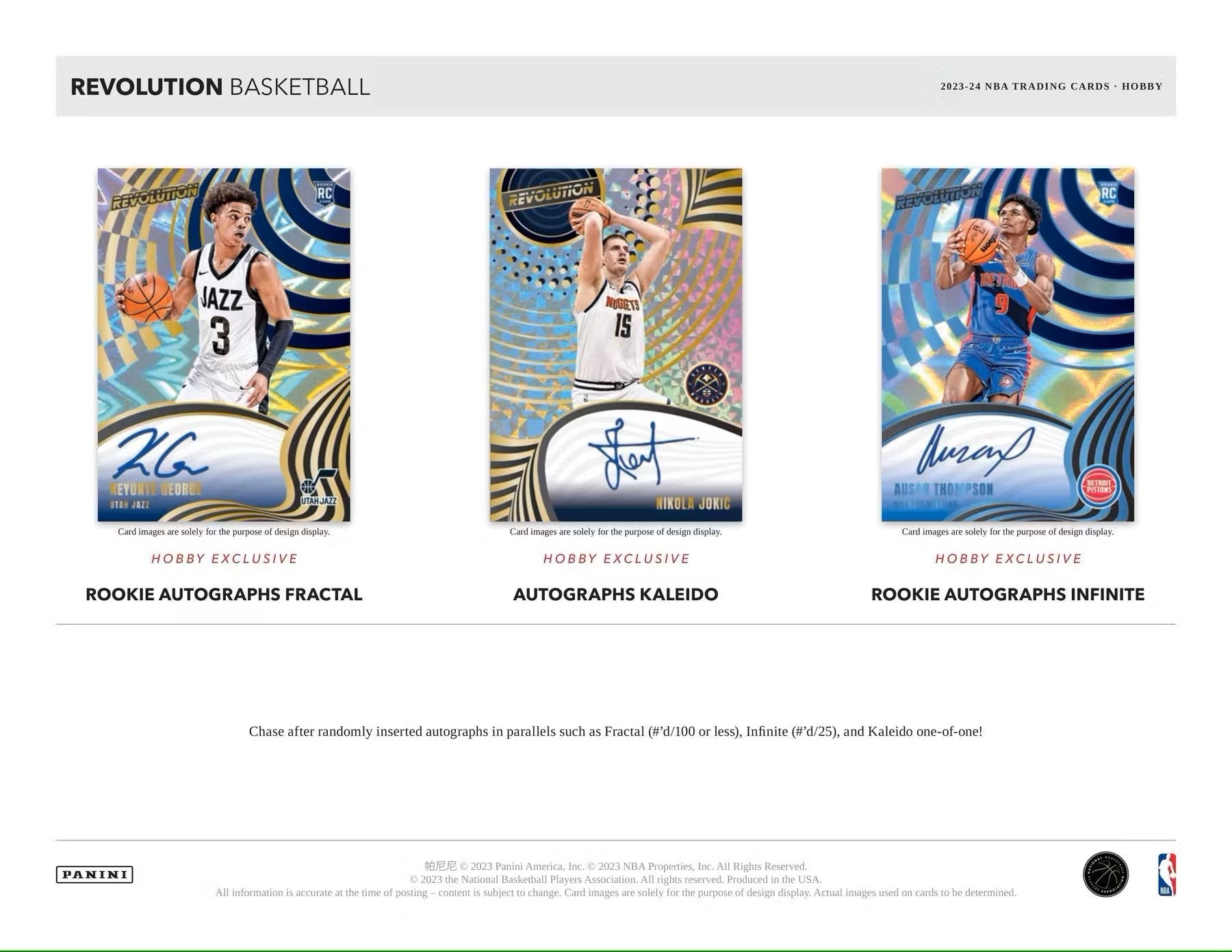 Basketball - 2023/24 - Panini Revolution - Hobby Box (8 Packs) Panini 746134157172