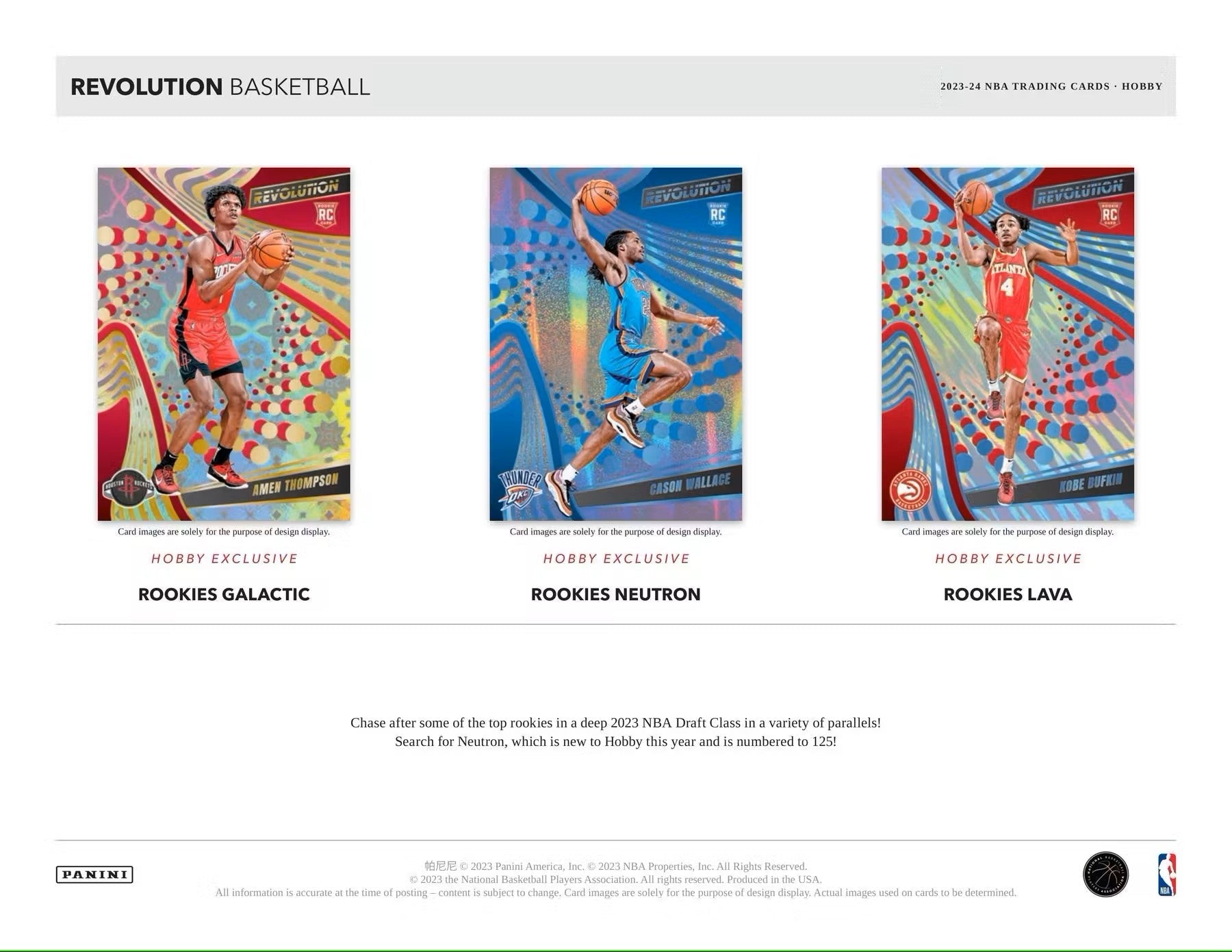 Basketball - 2023/24 - Panini Revolution - Hobby Box (8 Packs) Panini 746134157172