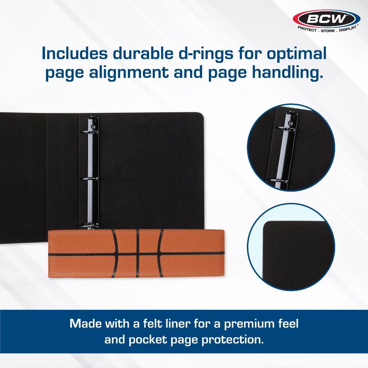 BCW - Binder - 3'' Premium Brown - Basketball BCW 722626007927