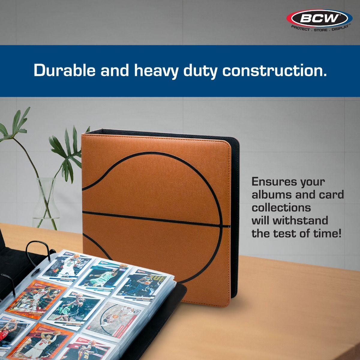 BCW - Binder - 3'' Premium Brown - Basketball BCW 722626007927