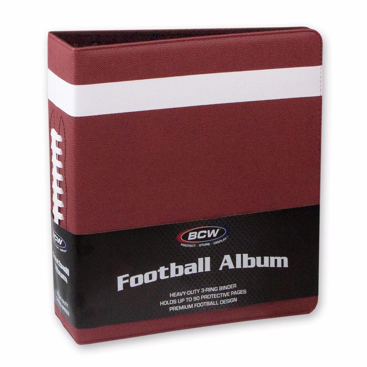 BCW - Binder - 3'' Premium Brown - Football BCW 722626007941