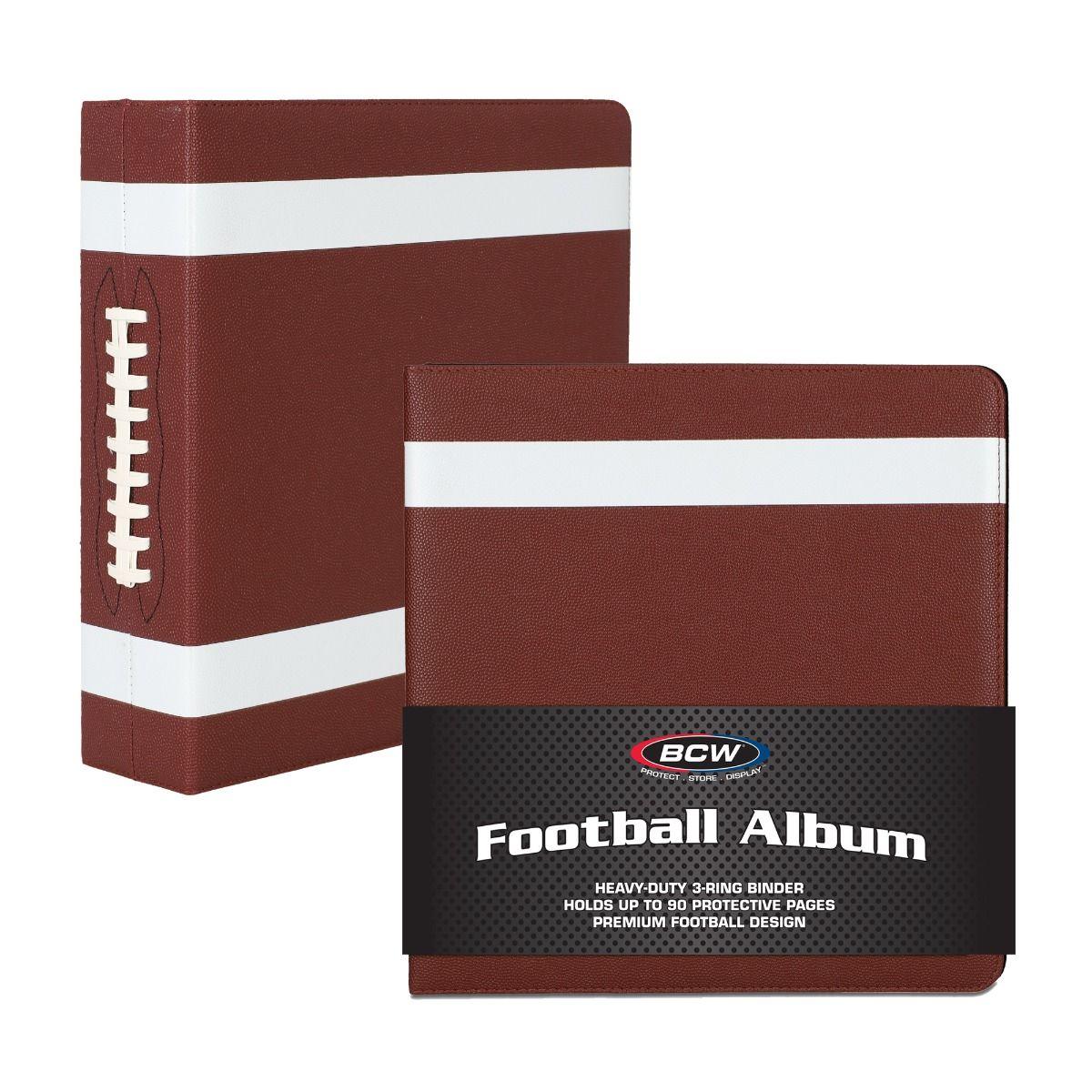 BCW - Binder - 3'' Premium Brown - Football BCW 722626007941