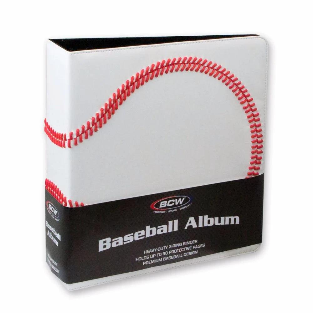 BCW - Binder - 3'' Premium White - Baseball BCW 722626007958