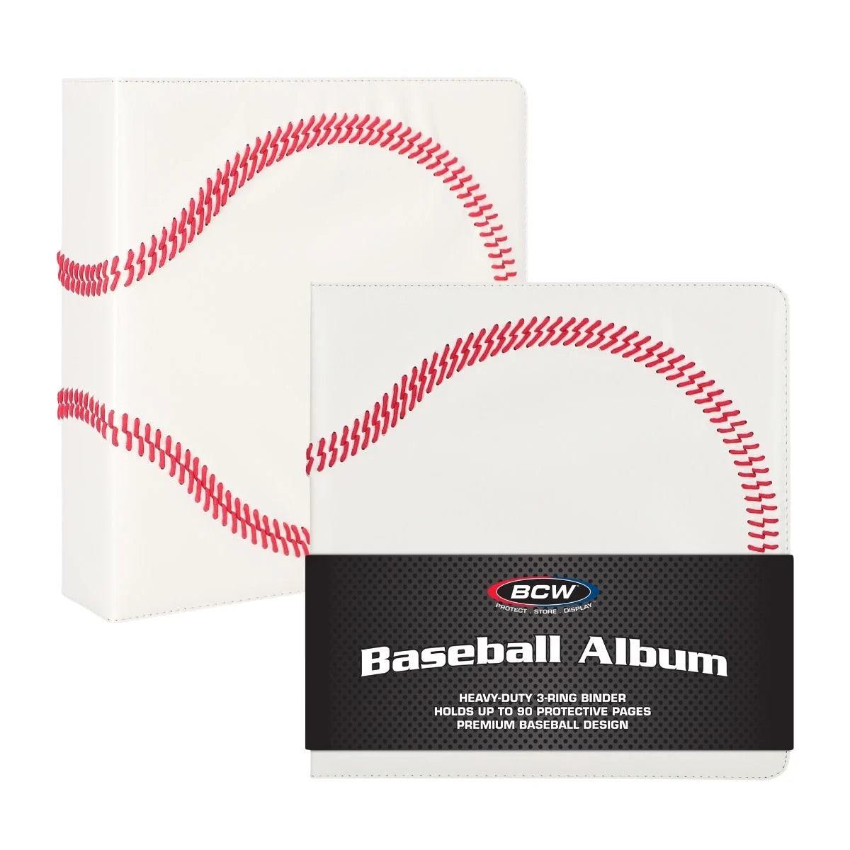 BCW - Binder - 3'' Premium White - Baseball BCW 722626007958